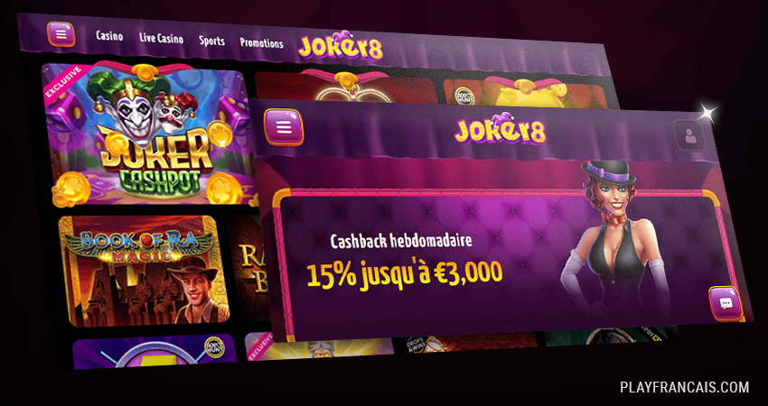 Bonus de cashback Joker8