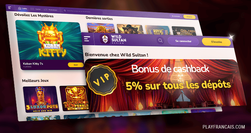 wild sultan bonus de cashback