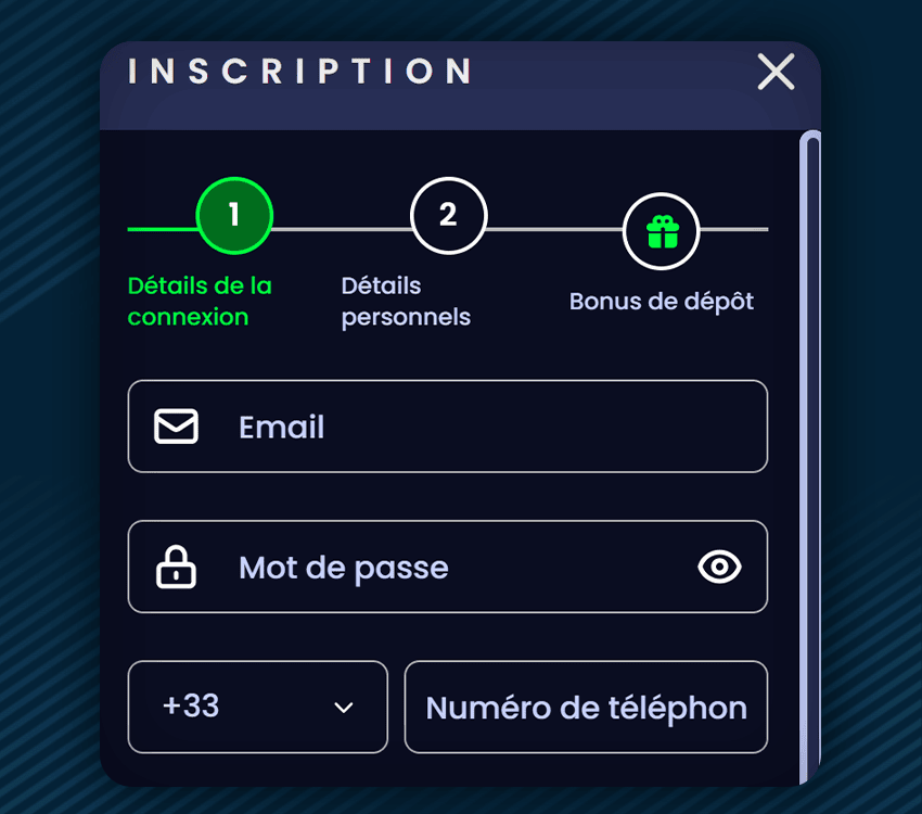 pampa go comment s'inscrire etape 2
