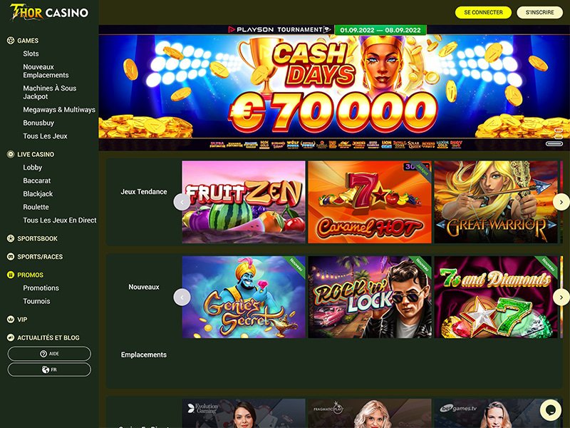 Casino avec dépôt minimum